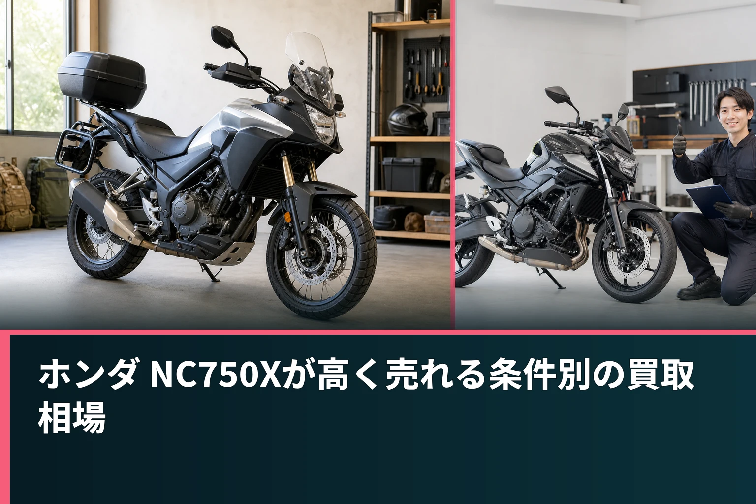 ホンダ NC750Xが高く売れる条件別の買取相場