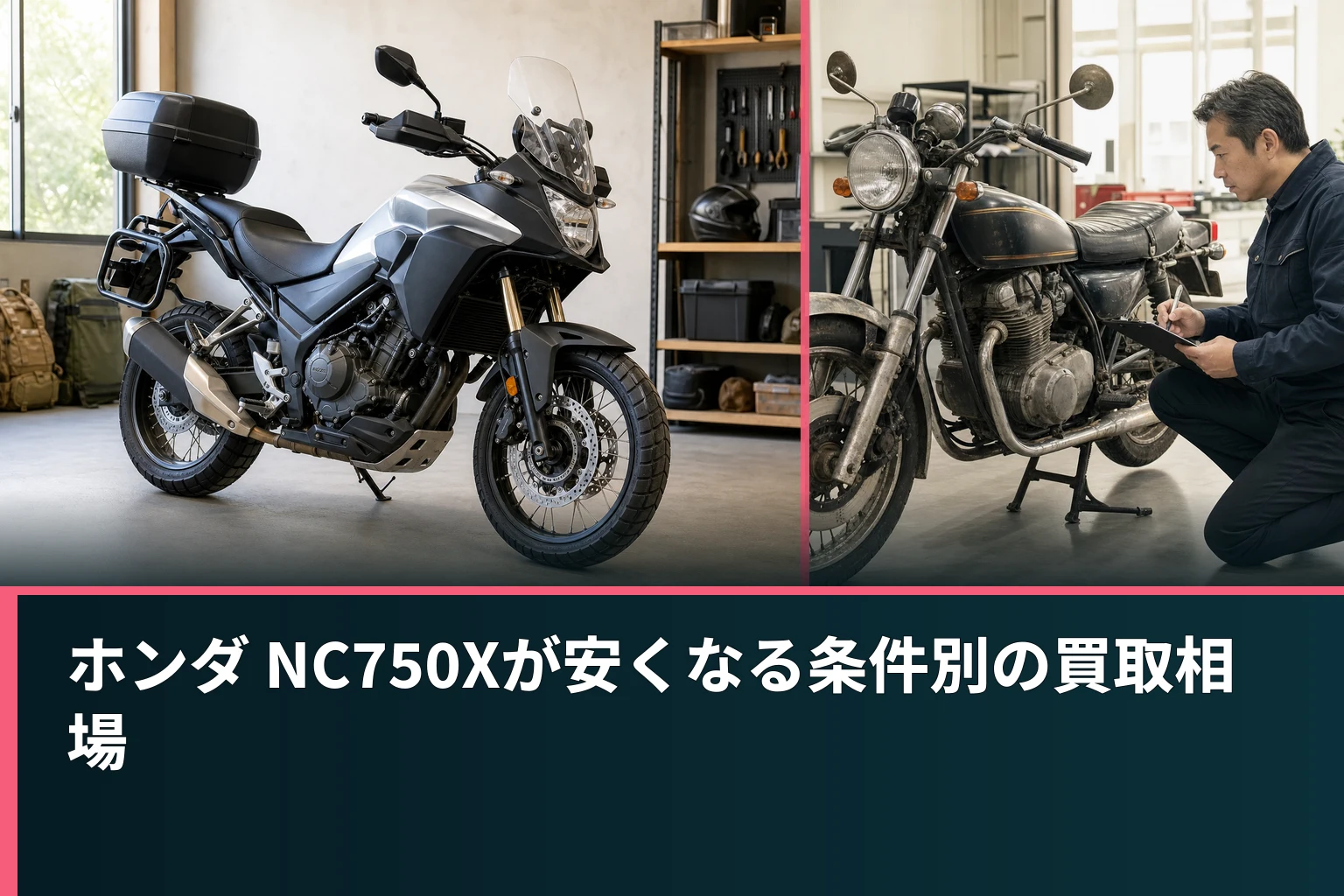 ホンダ NC750Xが安くなる条件別の買取相場