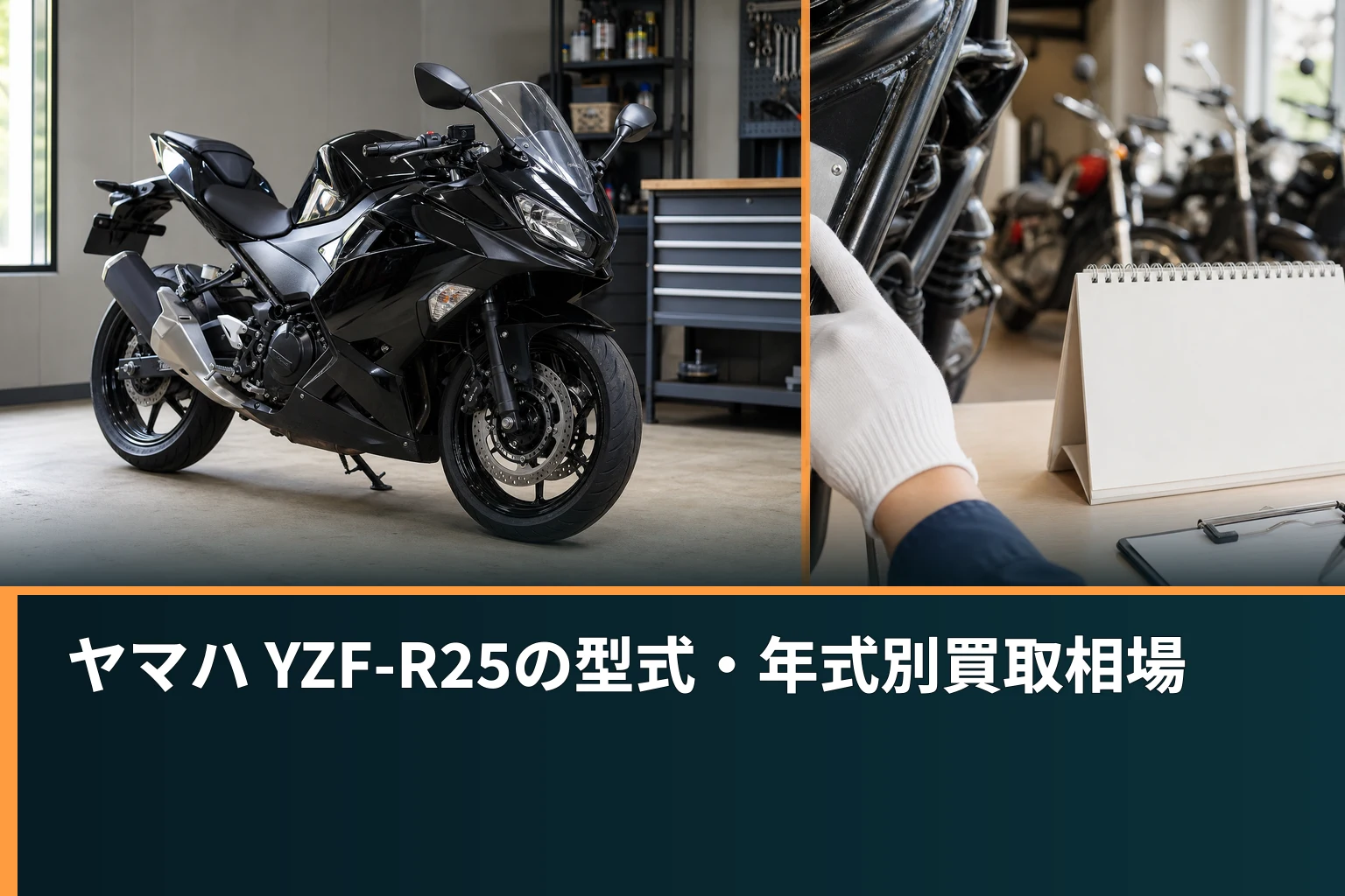 ヤマハ YZF-R25の型式・年式別買取相場