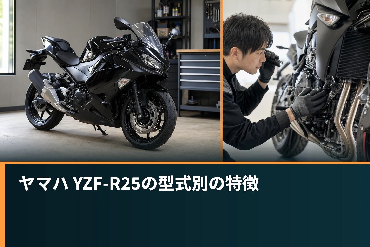 ヤマハ YZF-R25の型式別の特徴