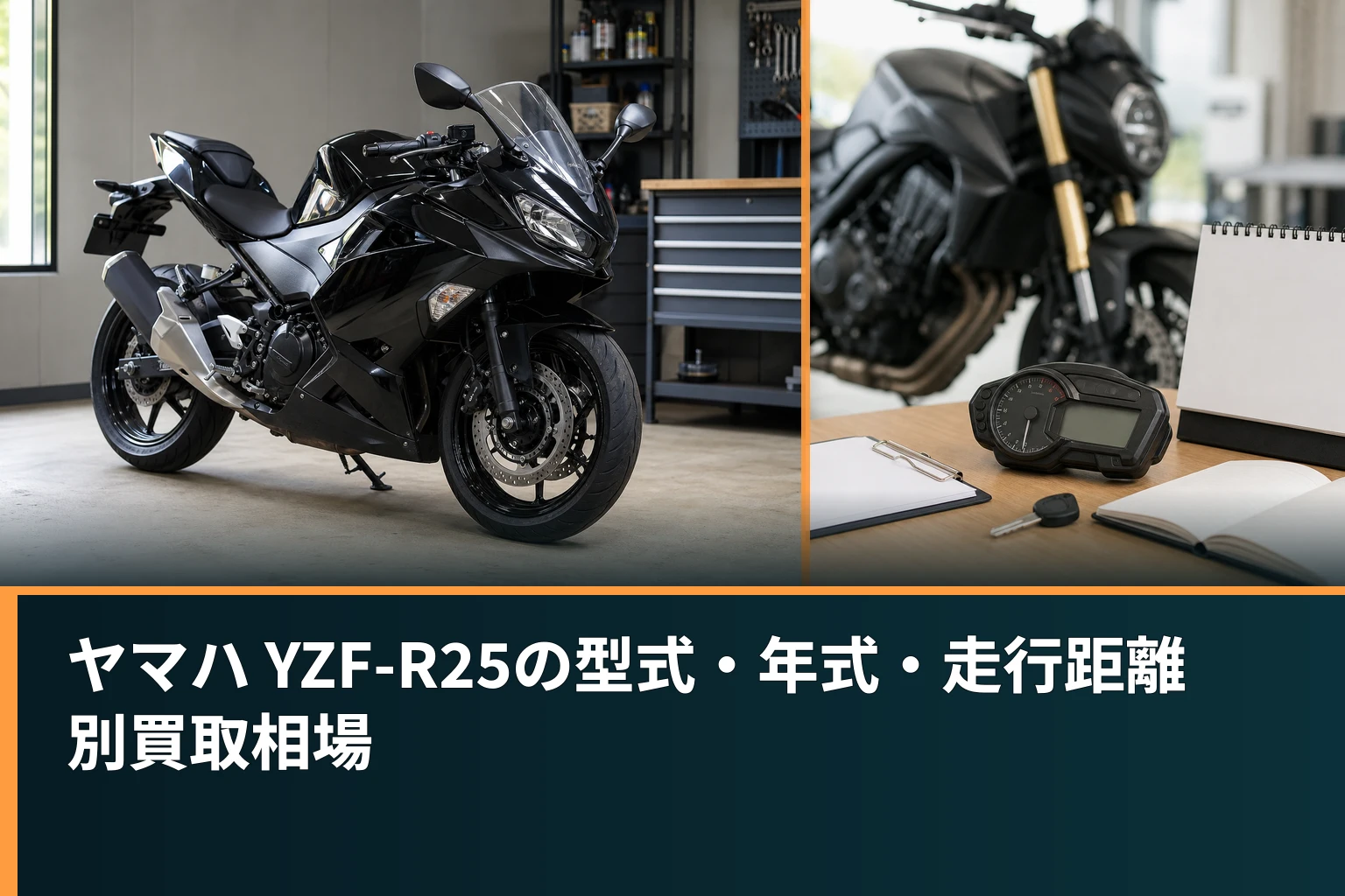 ヤマハ YZF-R25の型式・年式・走行距離別買取相場