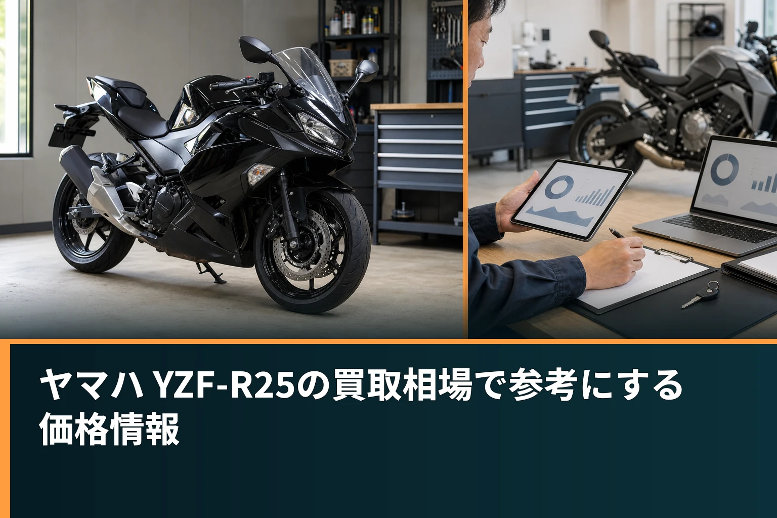 ヤマハ YZF-R25の買取相場で参考にする価格情報