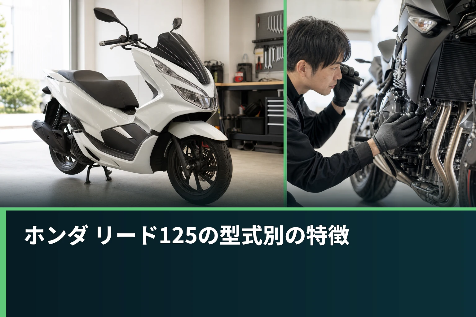 ホンダ リード125の型式別の特徴