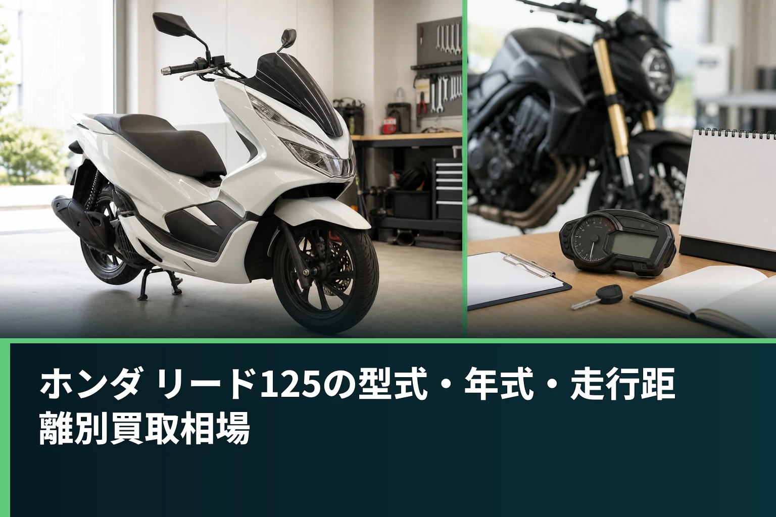 ホンダ リード125の型式・年式・走行距離別買取相場