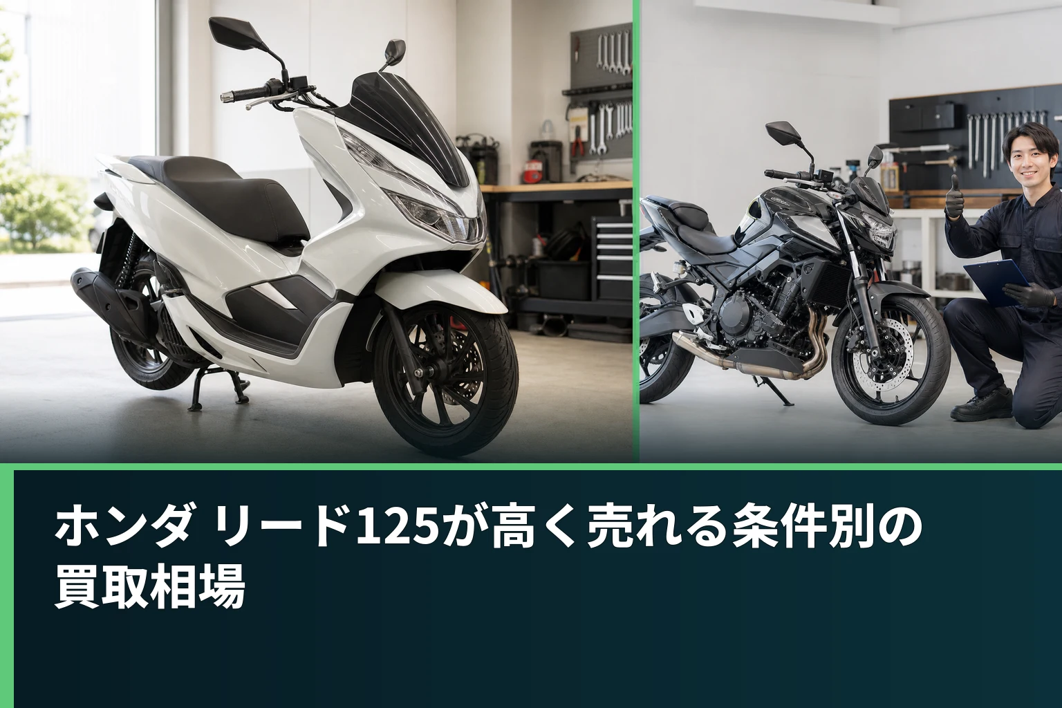 ホンダ リード125が高く売れる条件別の買取相場