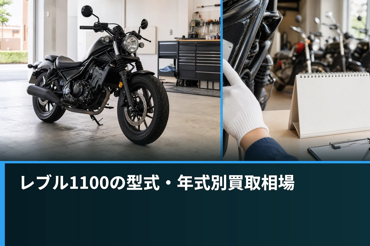 レブル1100の型式・年式別買取相場