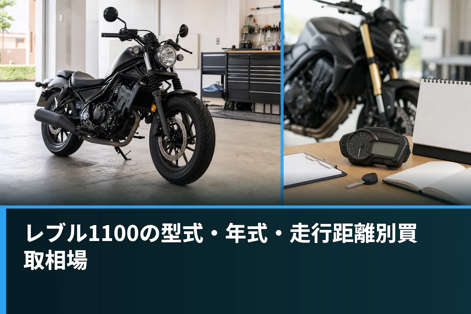 レブル1100の型式・年式・走行距離別買取相場
