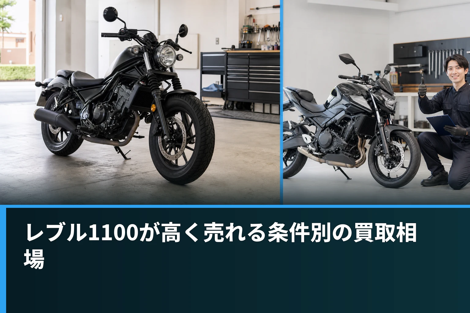 レブル1100が高く売れる条件別の買取相場