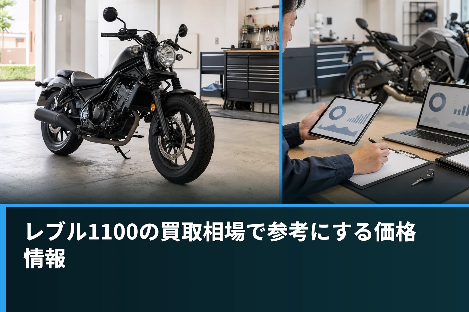 レブル1100の買取相場で参考にする価格情報