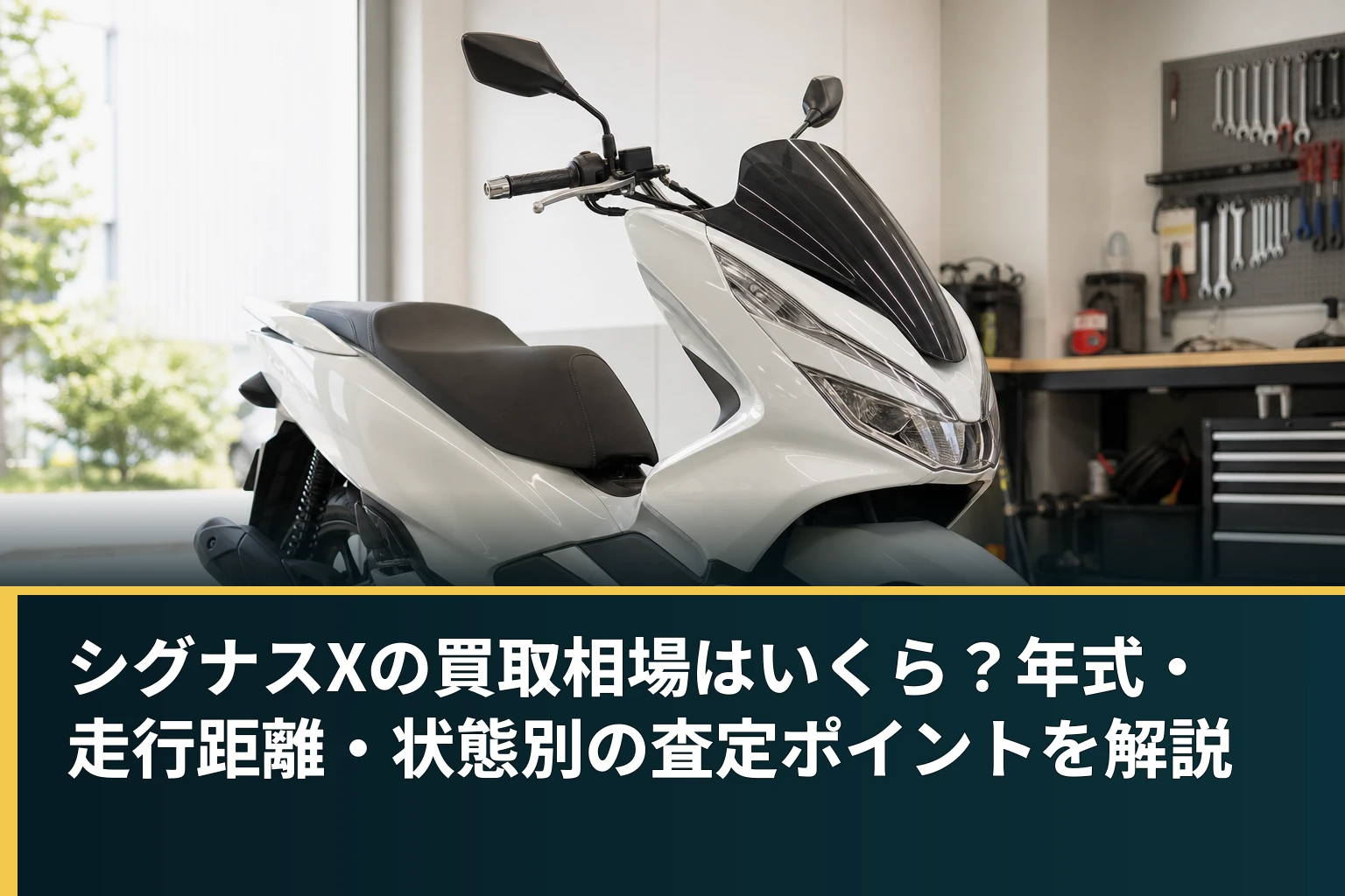 シグナスXの買取相場はいくら?年式・走行距離・状態別の査定ポイントを解説