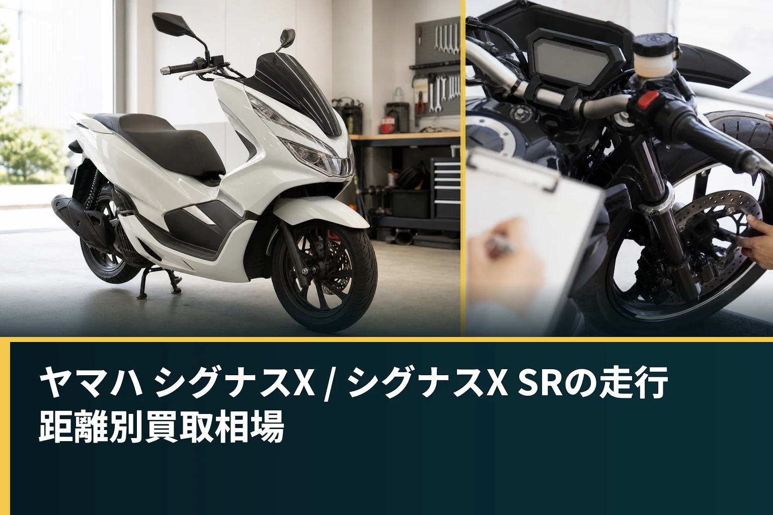 ヤマハ シグナスX / シグナスX SRの走行距離別買取相場