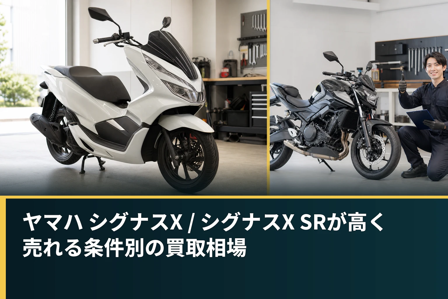 ヤマハ シグナスX / シグナスX SRが高く売れる条件別の買取相場