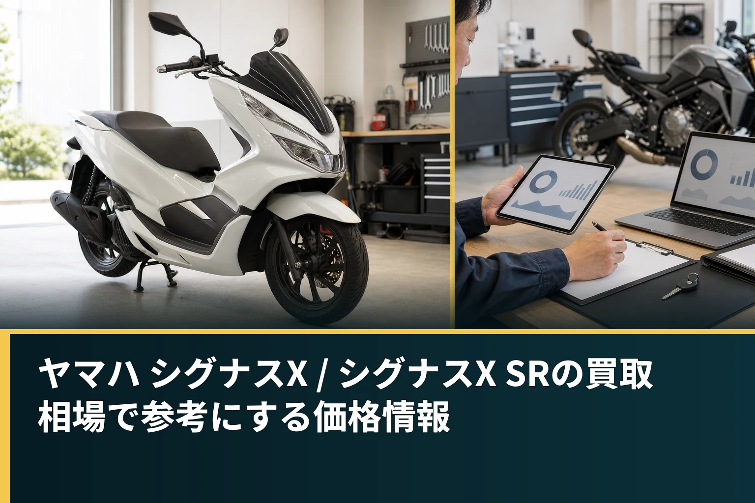 ヤマハ シグナスX / シグナスX SRの買取相場で参考にする価格情報