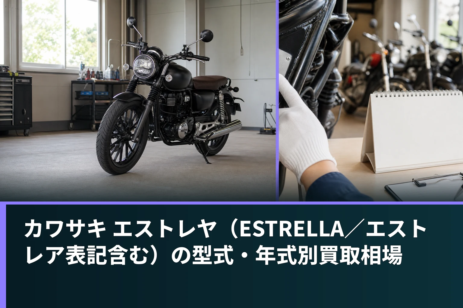 カワサキ エストレヤ(ESTRELLA/エストレア表記含む)の型式・年式別買取相場