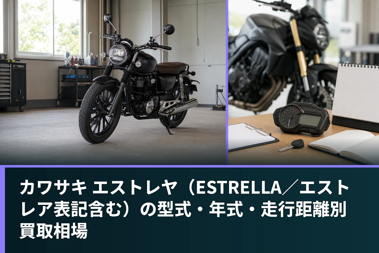 カワサキ エストレヤ(ESTRELLA/エストレア表記含む)の型式・年式・走行距離別買取相場