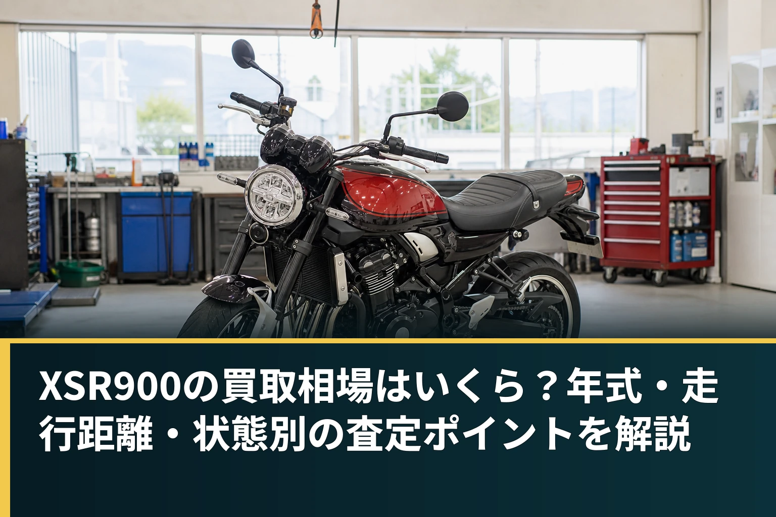XSR900の買取相場はいくら？年式・走行距離・状態別の査定ポイントを解説
