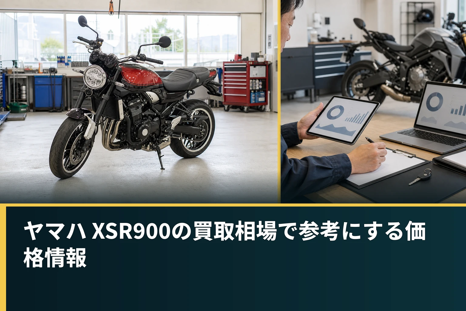 ヤマハ XSR900の買取相場で参考にする価格情報