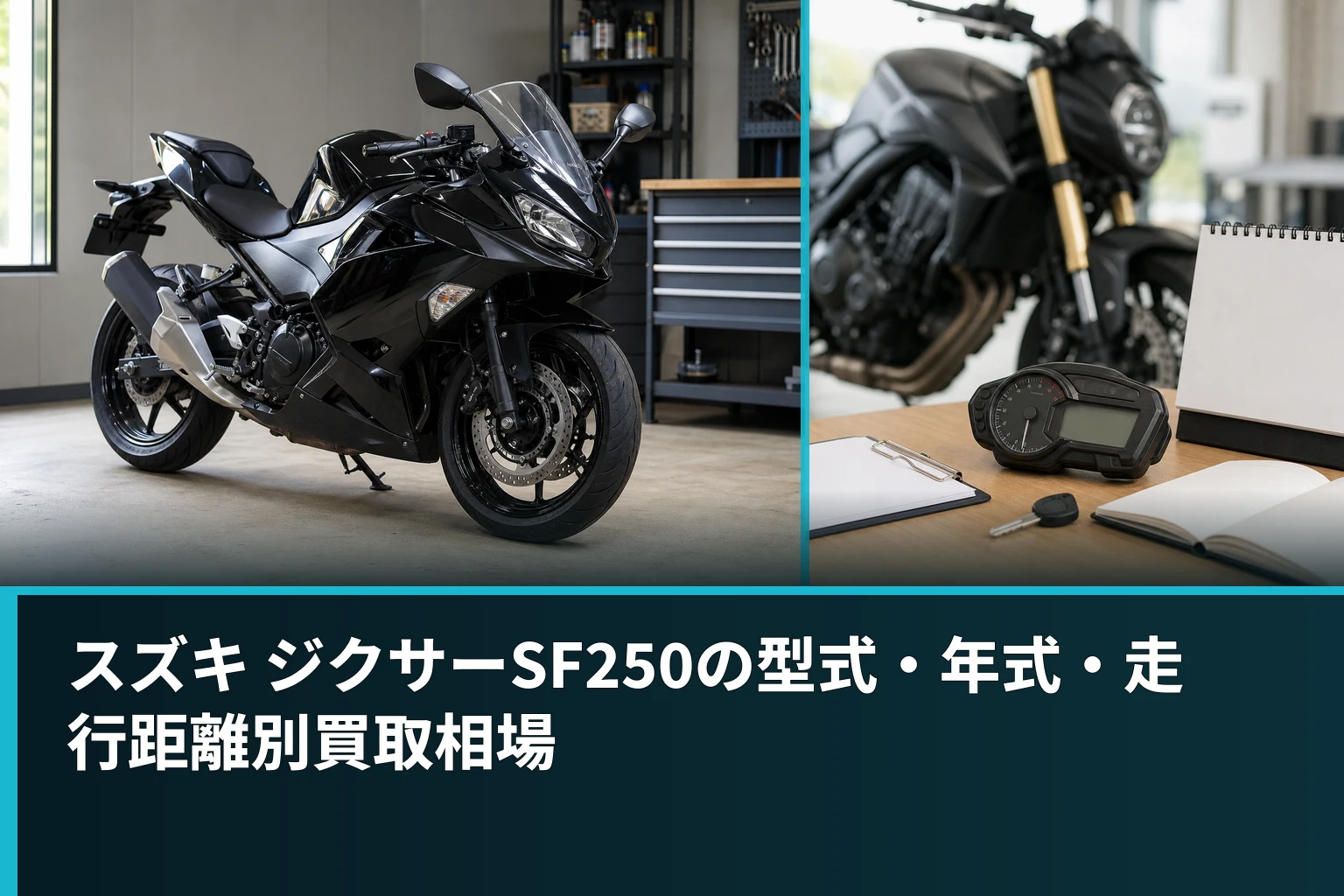 スズキ ジクサーSF250の型式・年式・走行距離別買取相場