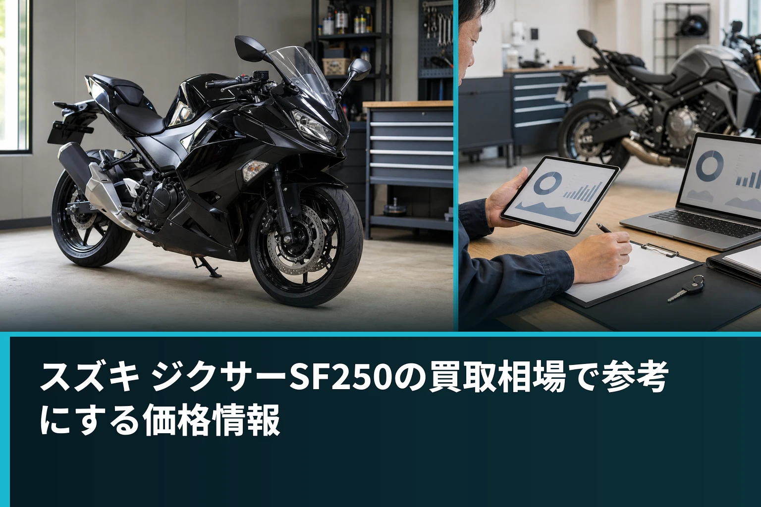 スズキ ジクサーSF250の買取相場で参考にする価格情報