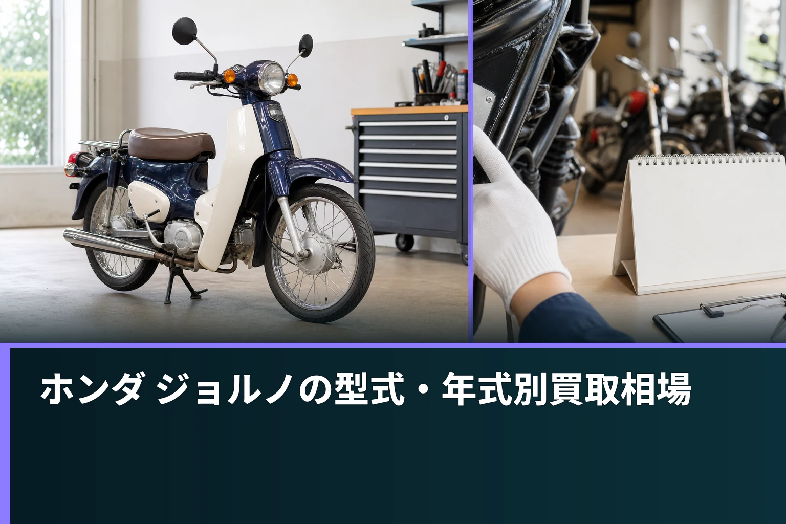 ホンダ ジョルノの型式・年式別買取相場