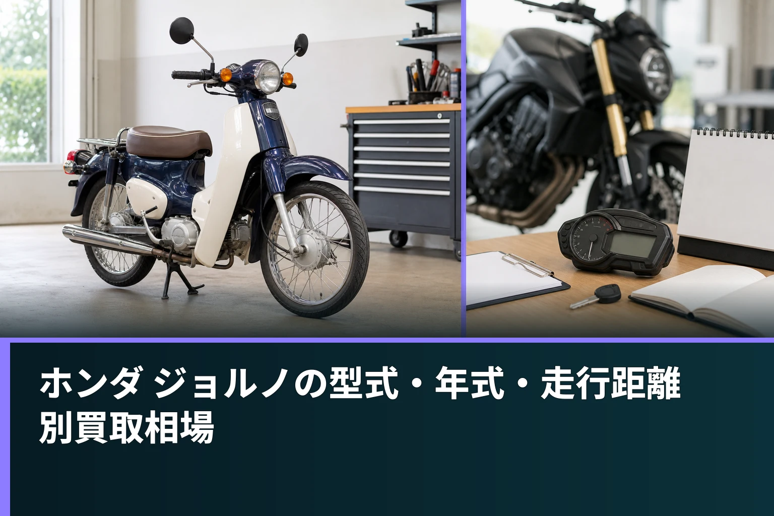 ホンダ ジョルノの型式・年式・走行距離別買取相場