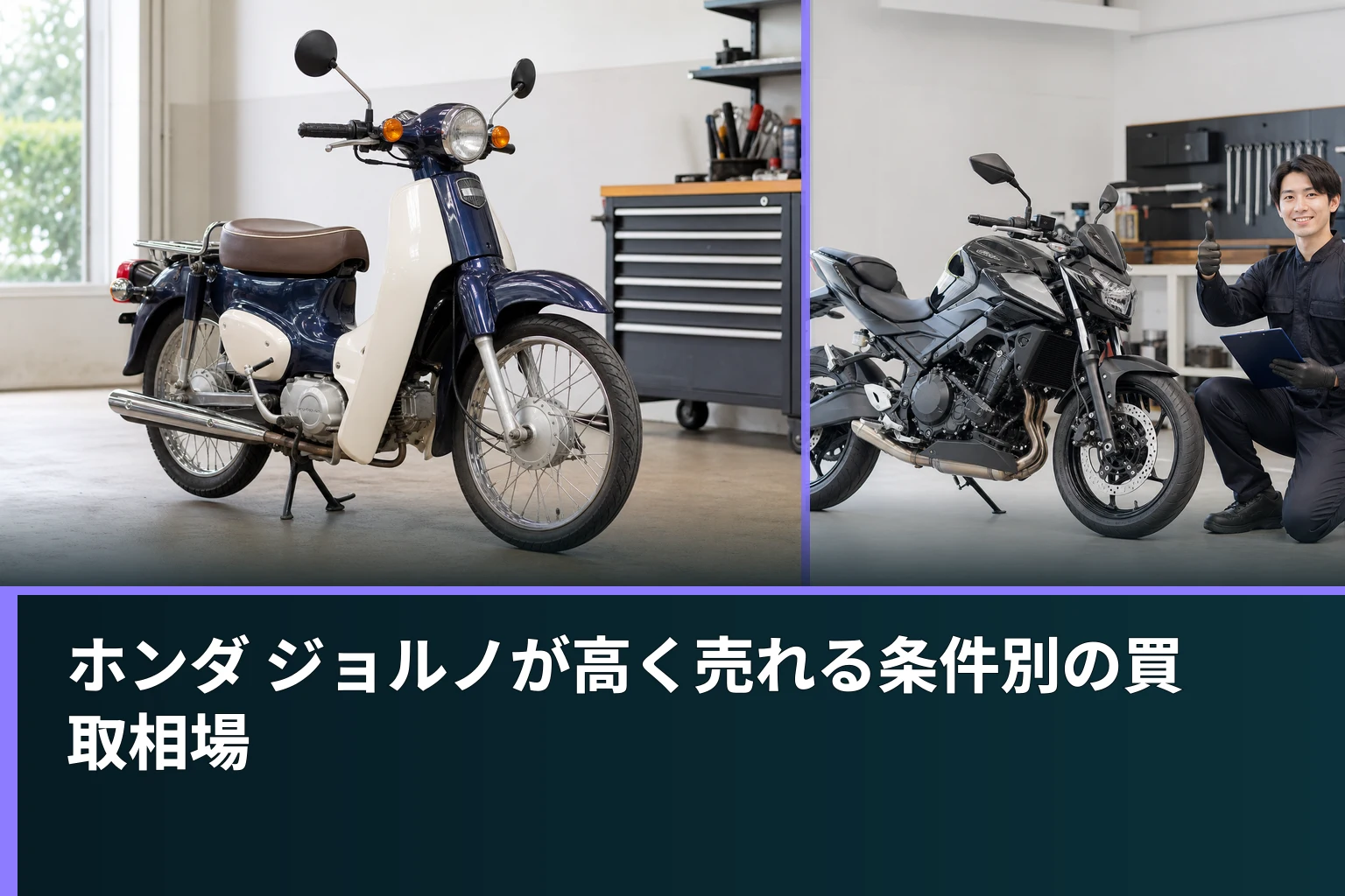 ホンダ ジョルノが高く売れる条件別の買取相場