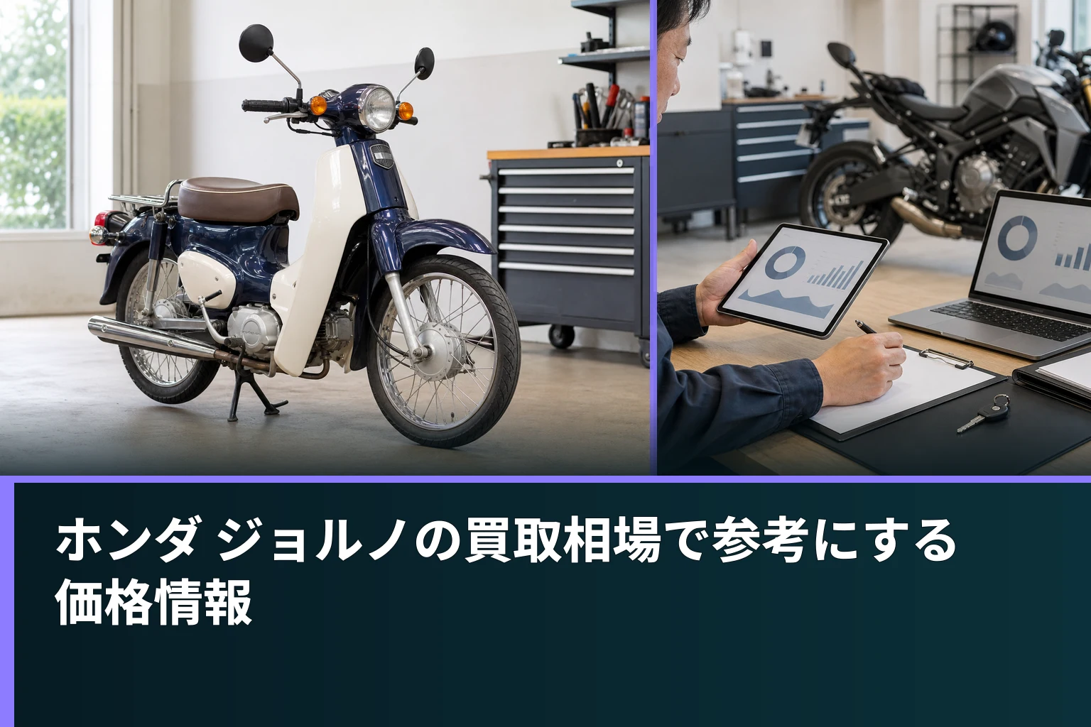 ホンダ ジョルノの買取相場で参考にする価格情報