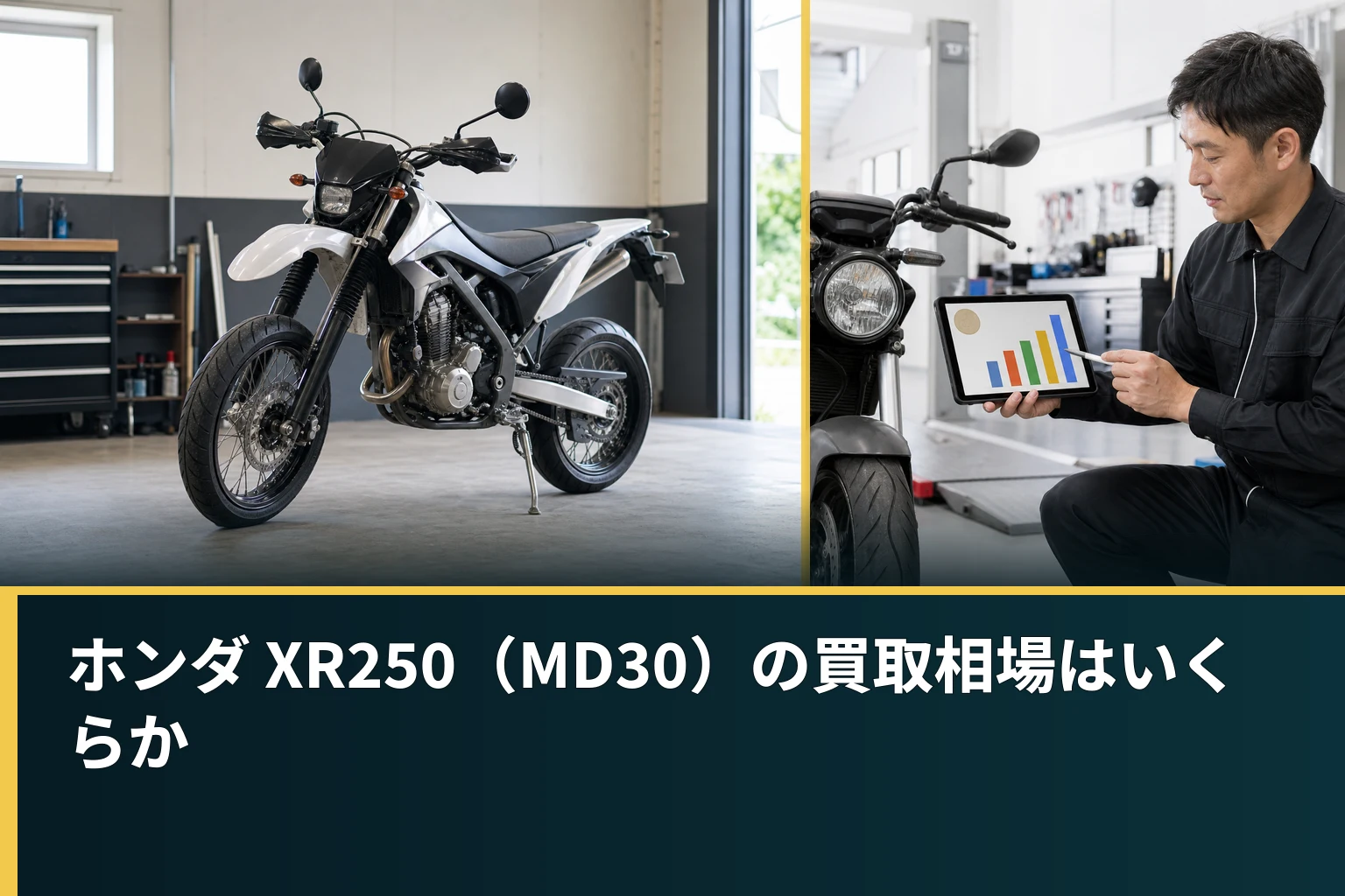 ホンダ XR250(MD30)の買取相場はいくらか