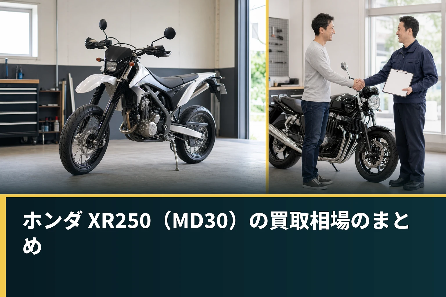ホンダ XR250(MD30)の買取相場のまとめ