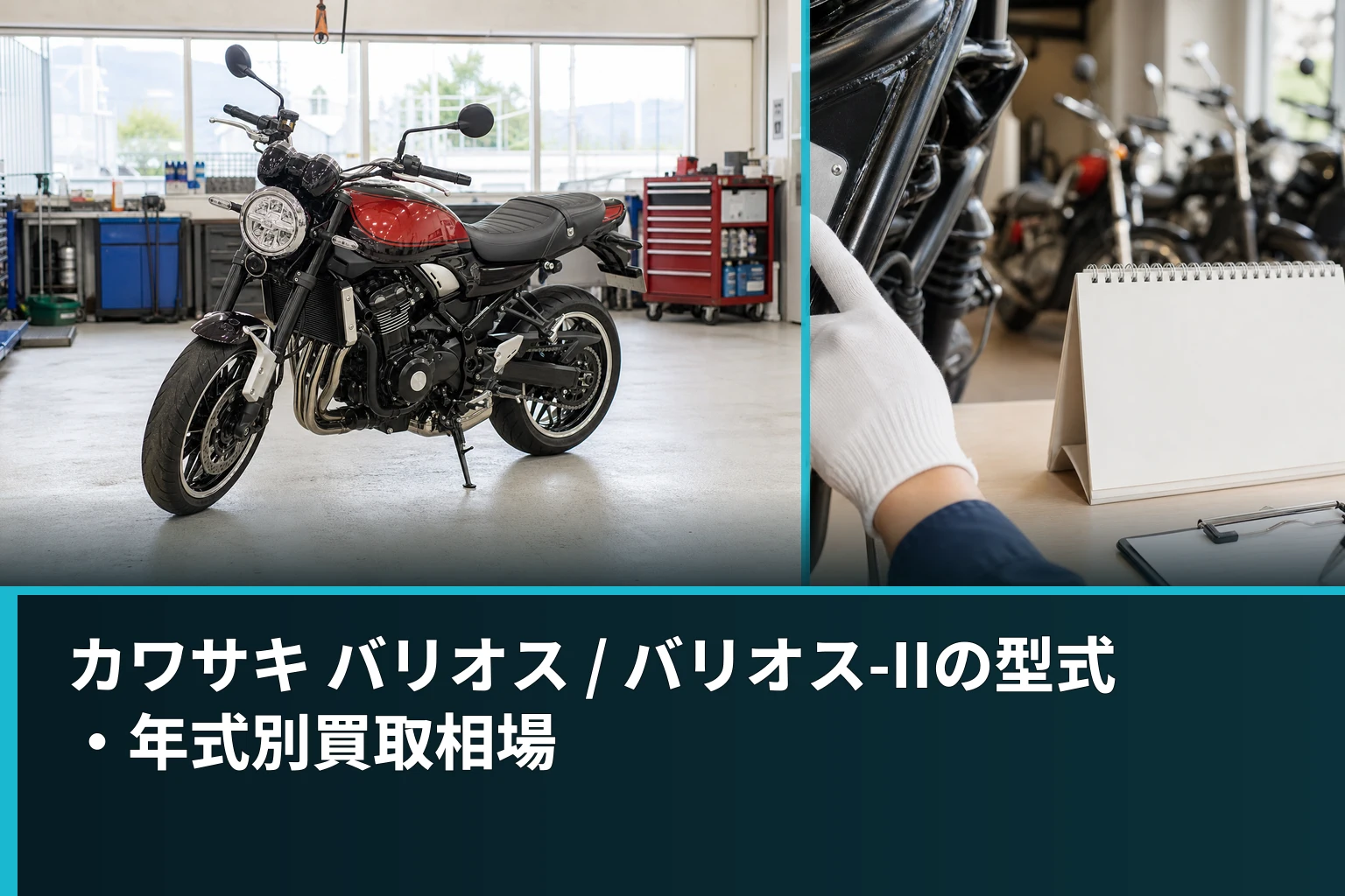カワサキ バリオス / バリオス-IIの型式・年式別買取相場