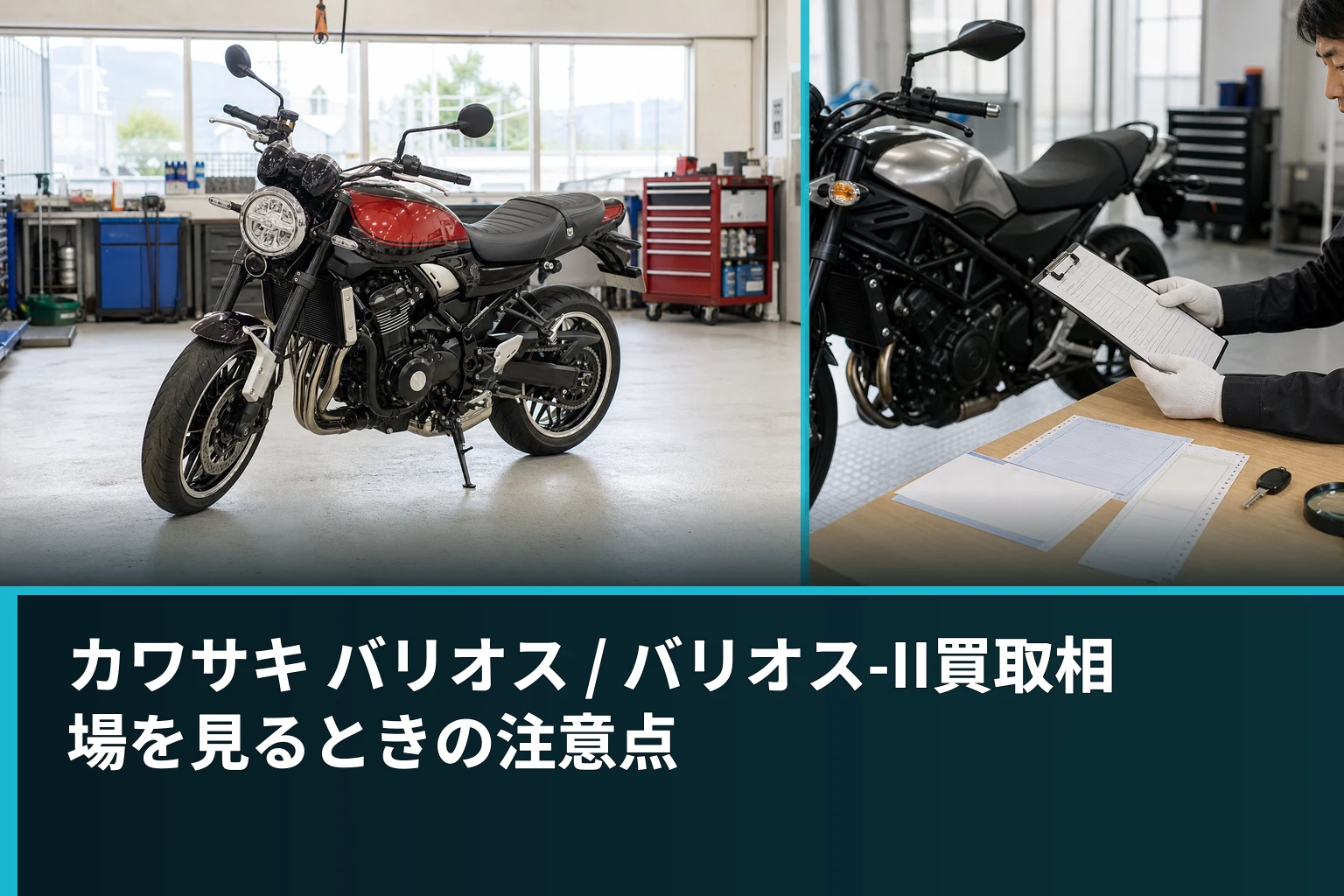 カワサキ バリオス / バリオス-II買取相場を見るときの注意点