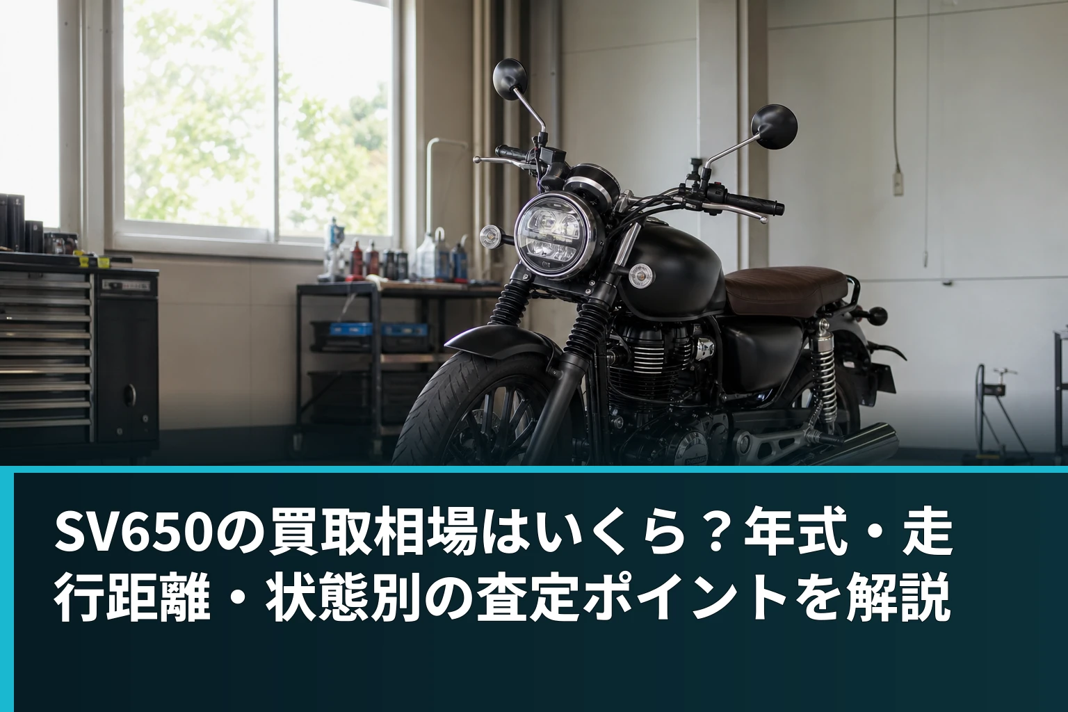 SV650の買取相場はいくら?年式・走行距離・状態別の査定ポイントを解説