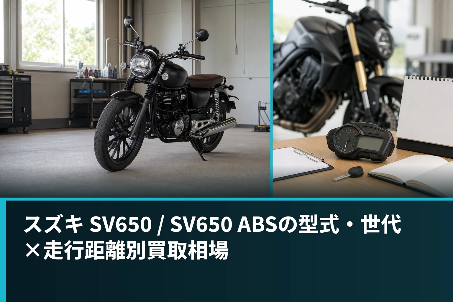 スズキ SV650 / SV650 ABSの型式・世代×走行距離別買取相場
