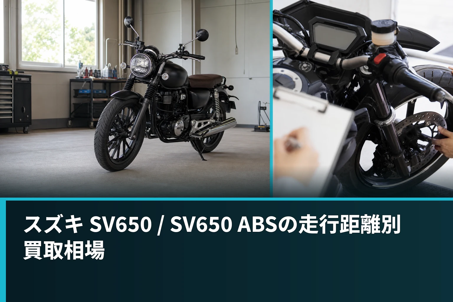 スズキ SV650 / SV650 ABSの走行距離別買取相場