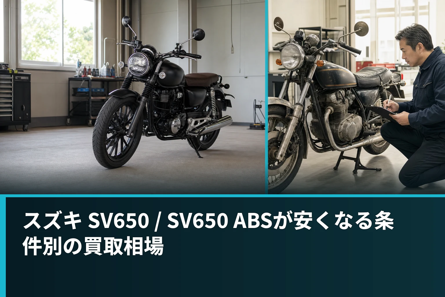 スズキ SV650 / SV650 ABSが安くなる条件別の買取相場
