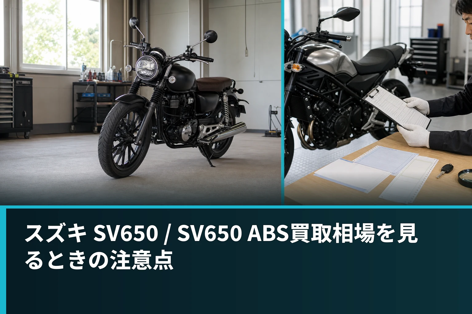スズキ SV650 / SV650 ABS買取相場を見るときの注意点