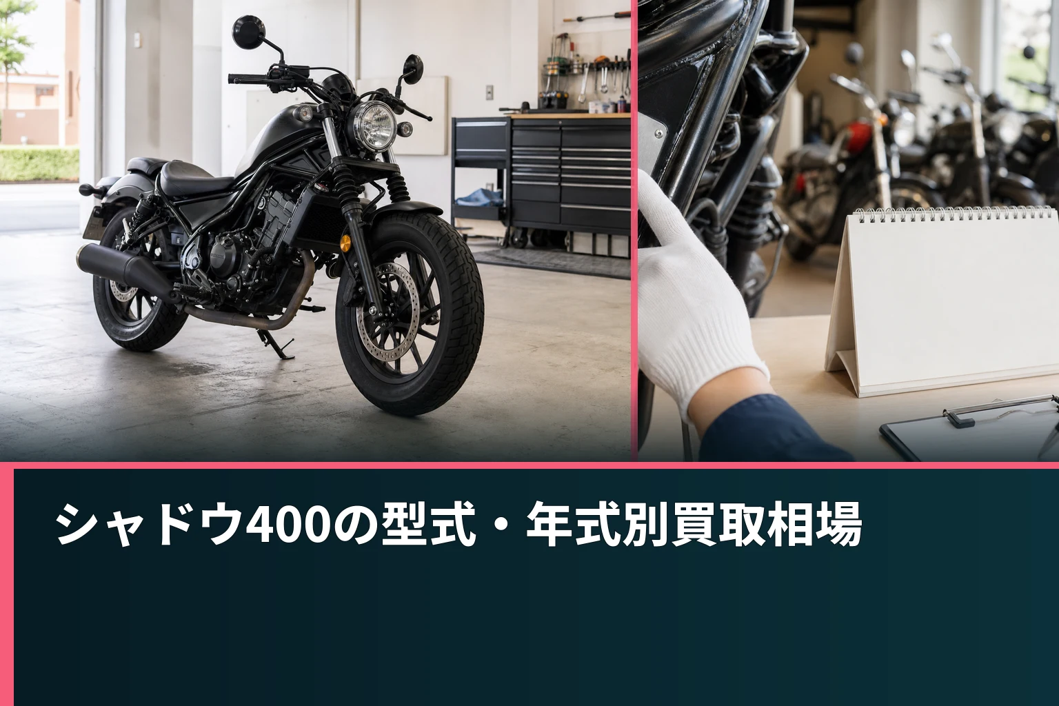 シャドウ400の型式・年式別買取相場