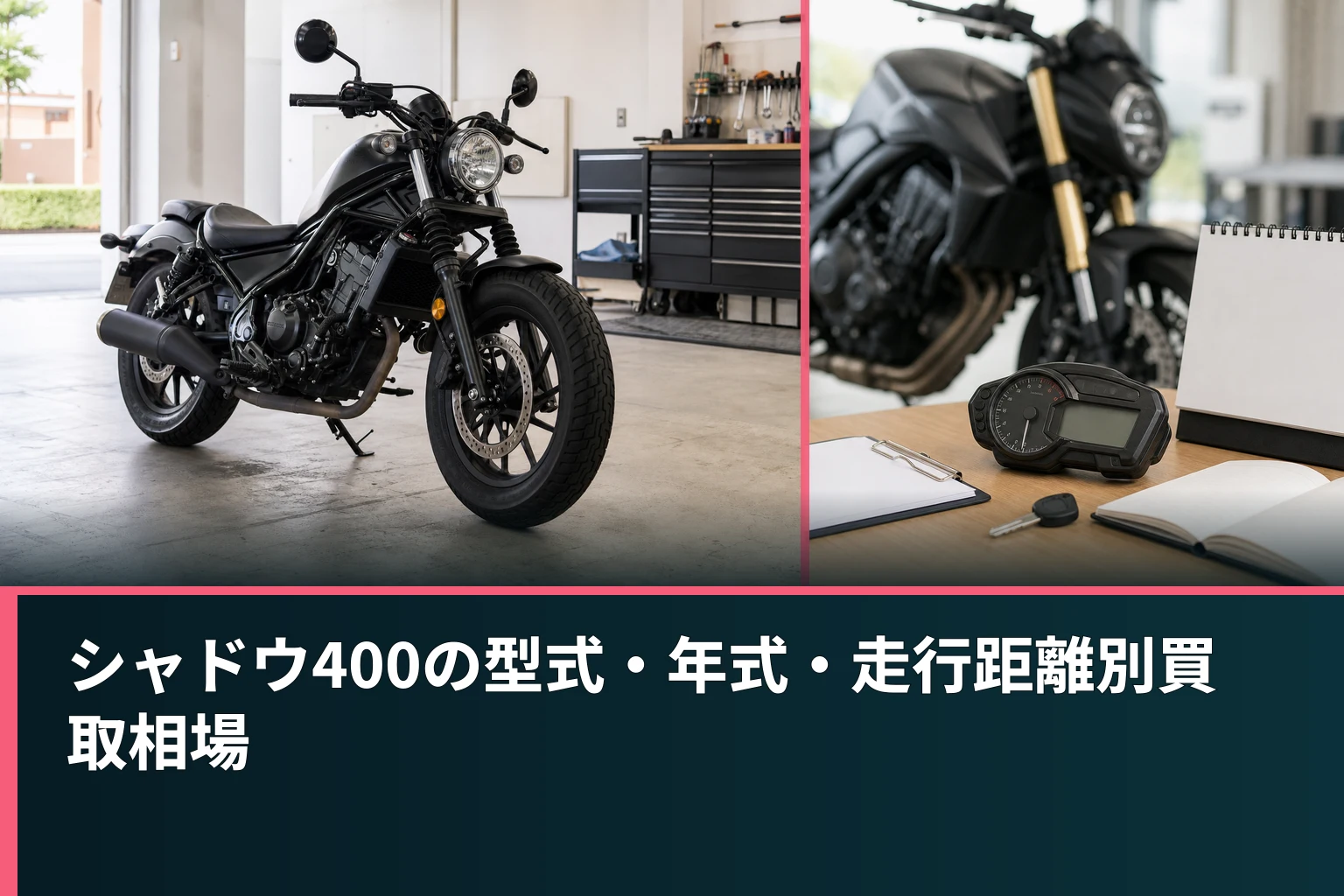 シャドウ400の型式・年式・走行距離別買取相場