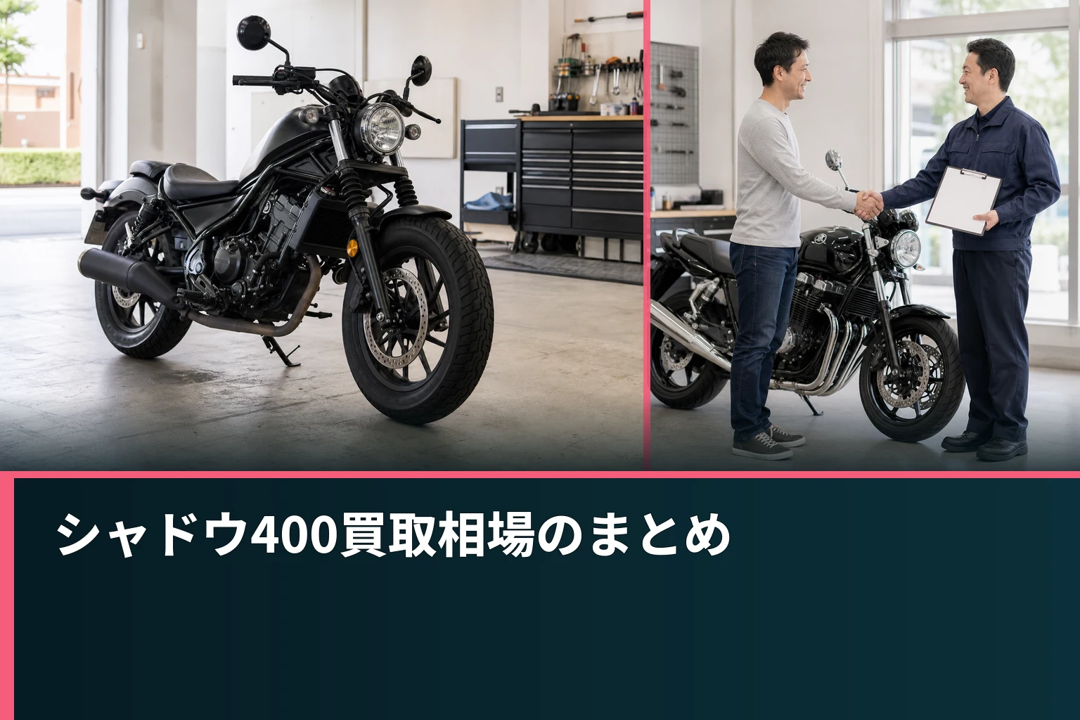 シャドウ400買取相場のまとめ
