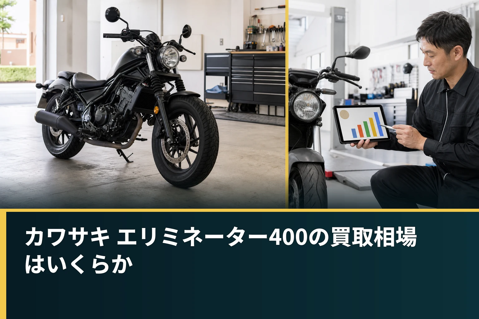 カワサキ エリミネーター400の買取相場はいくらか