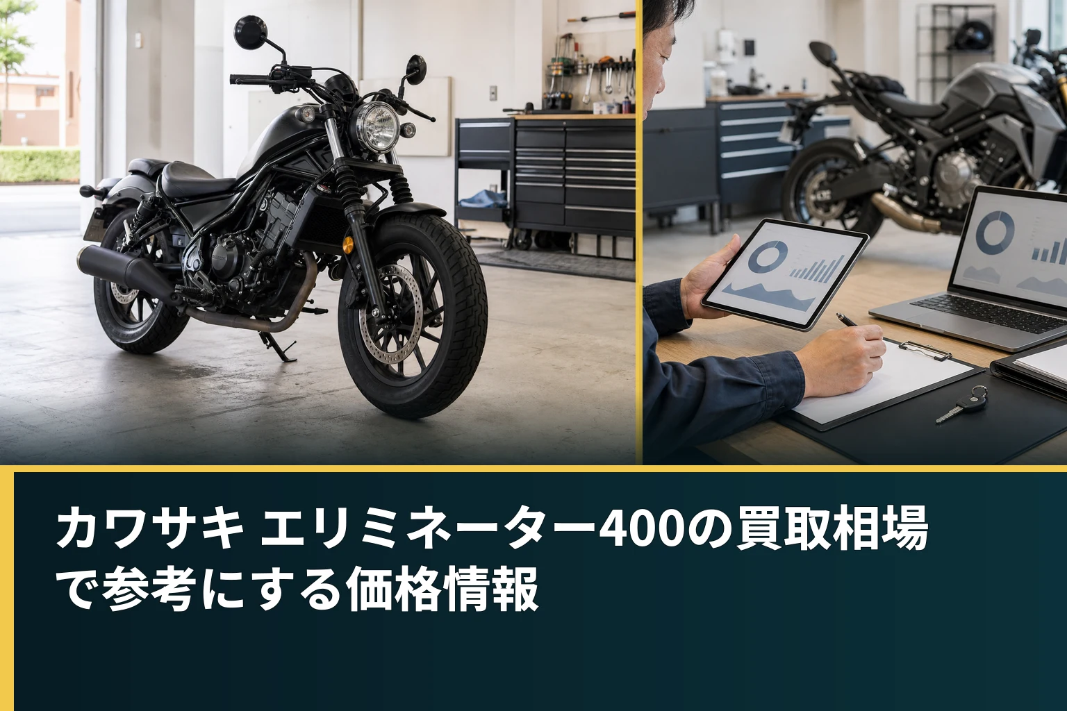 カワサキ エリミネーター400の買取相場で参考にする価格情報