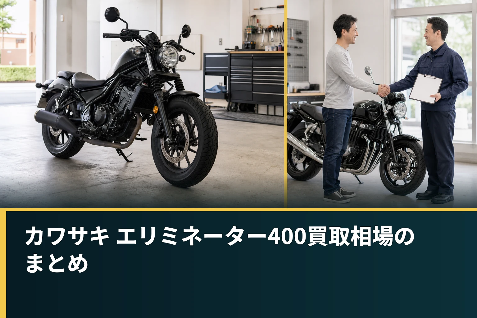 カワサキ エリミネーター400買取相場のまとめ