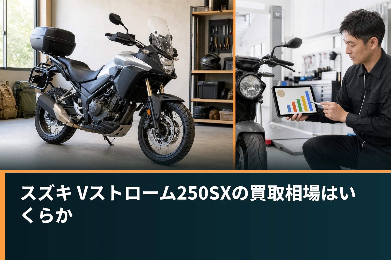 スズキ Vストローム250SXの買取相場はいくらか