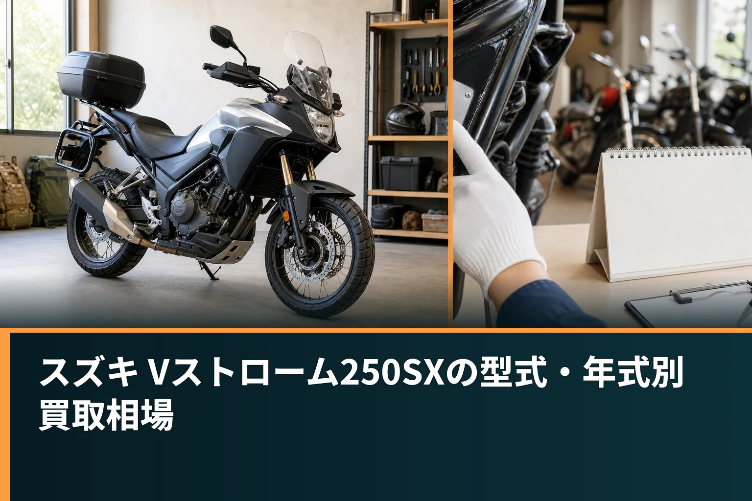 スズキ Vストローム250SXの型式・年式別買取相場