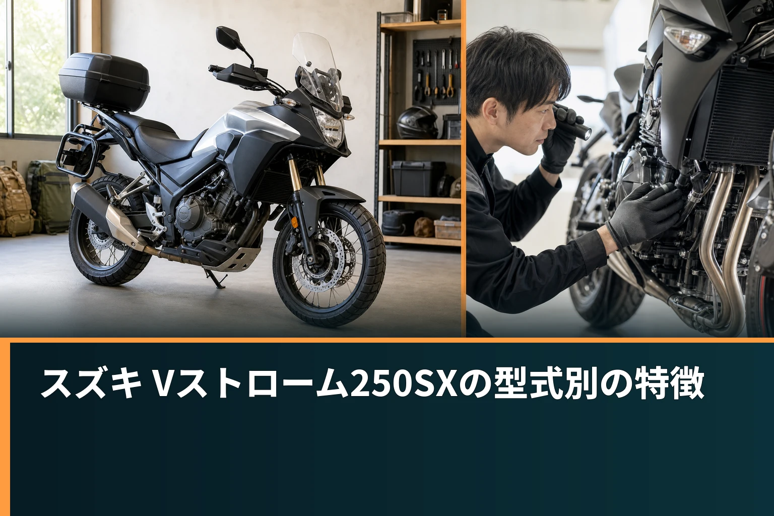 スズキ Vストローム250SXの型式別の特徴
