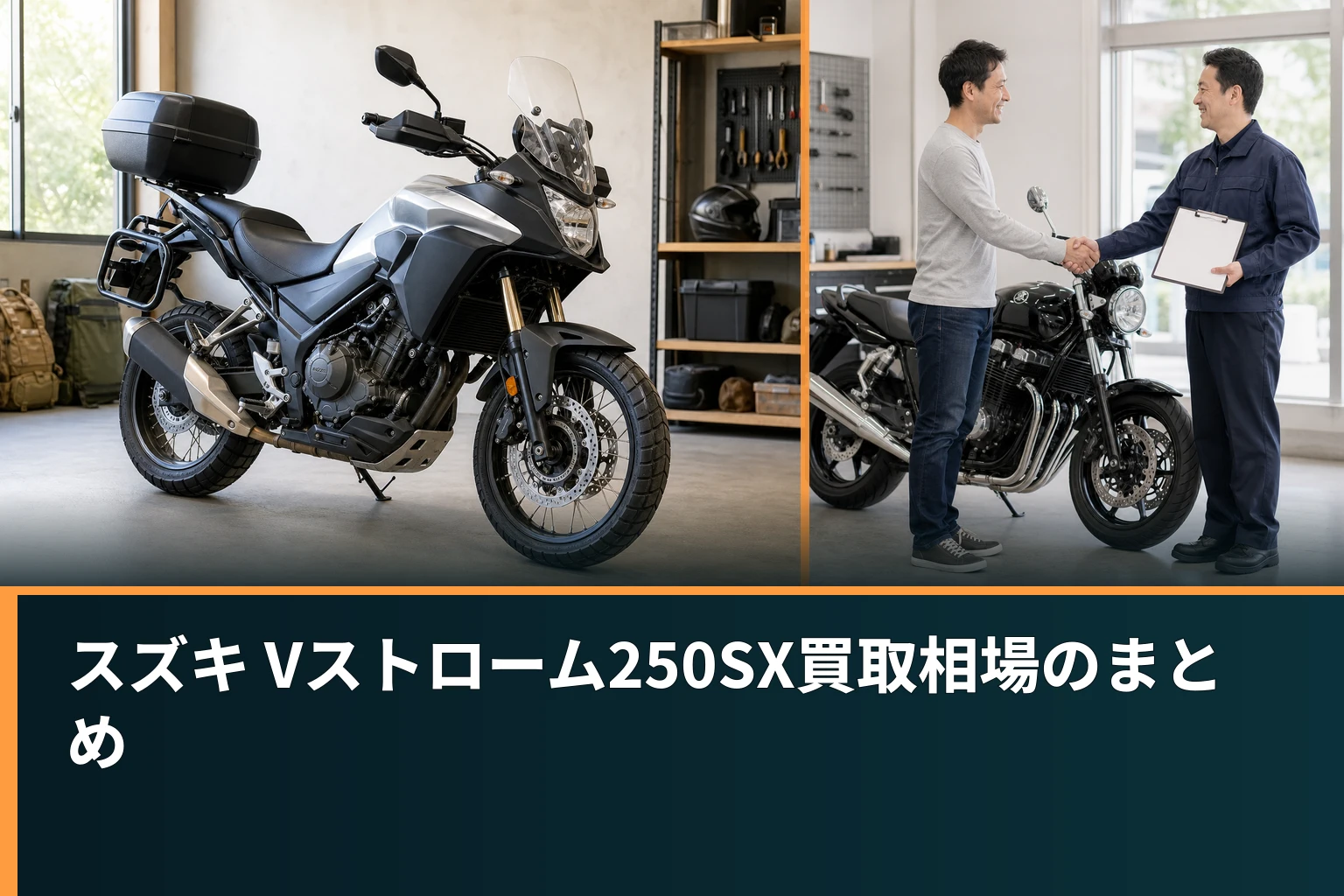 スズキ Vストローム250SX買取相場のまとめ