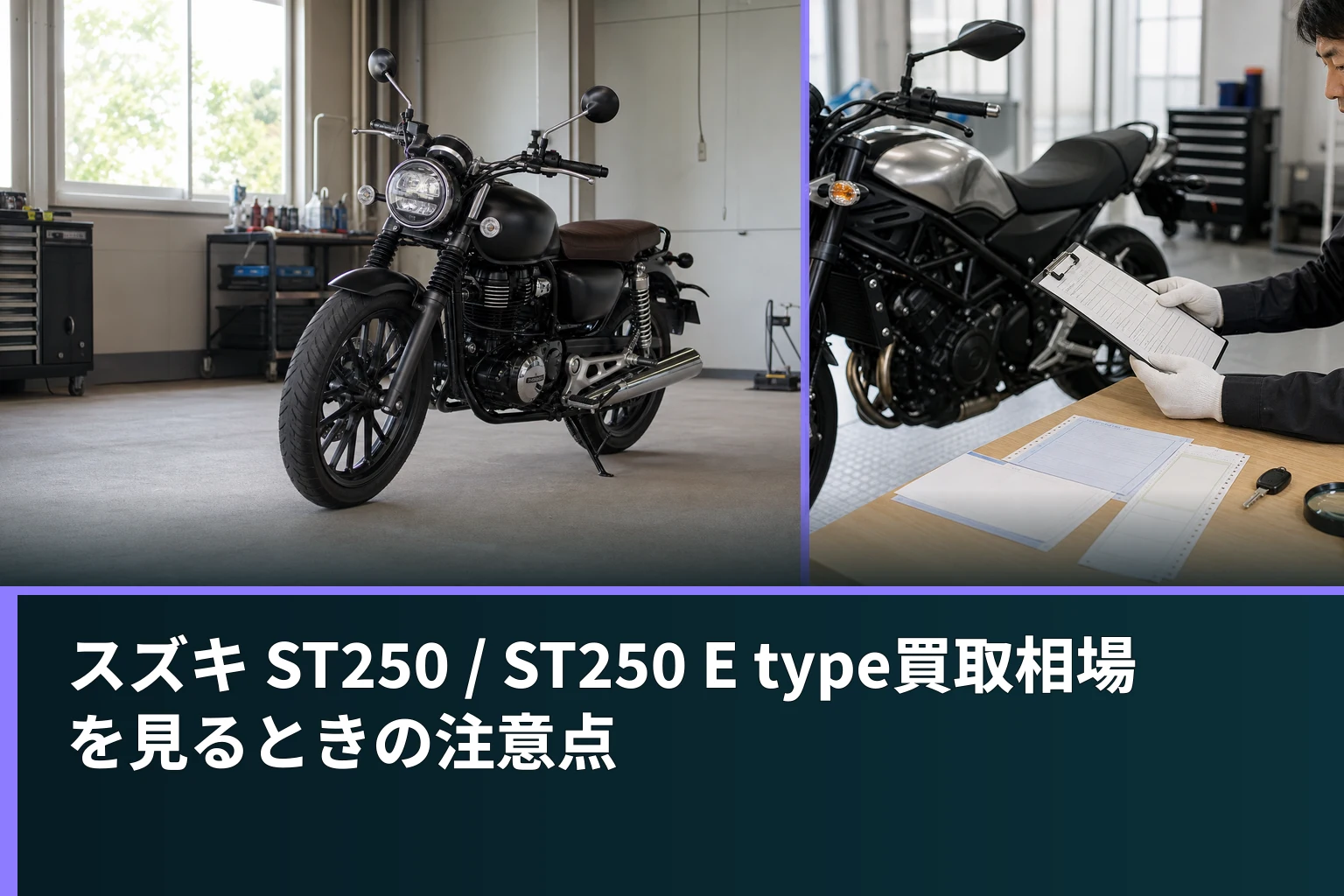 スズキ ST250 / ST250 E type買取相場を見るときの注意点