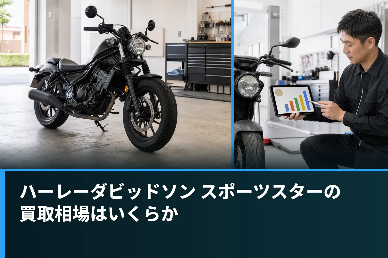 ハーレーダビッドソン スポーツスターの買取相場はいくらか