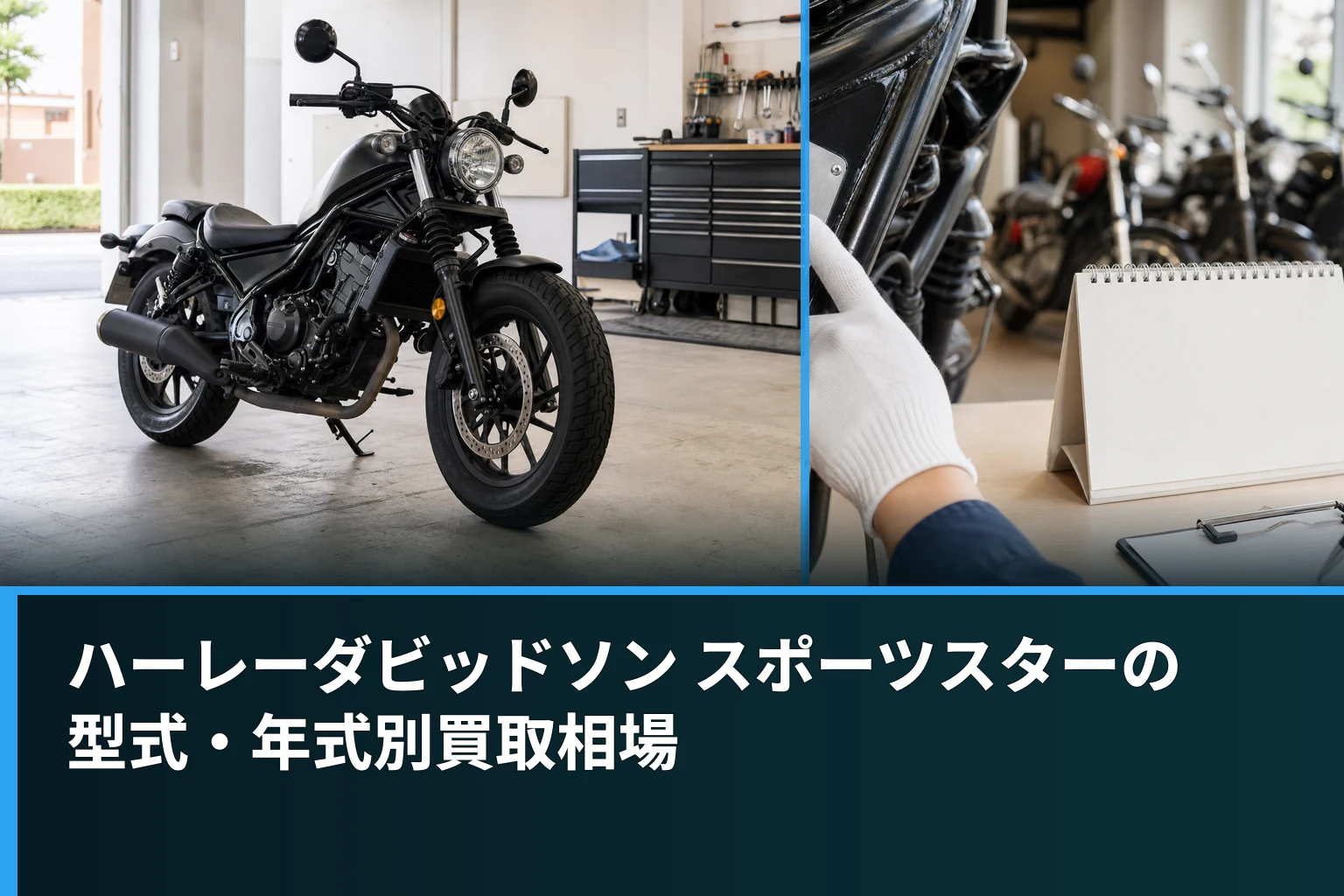 ハーレーダビッドソン スポーツスターの型式・年式別買取相場
