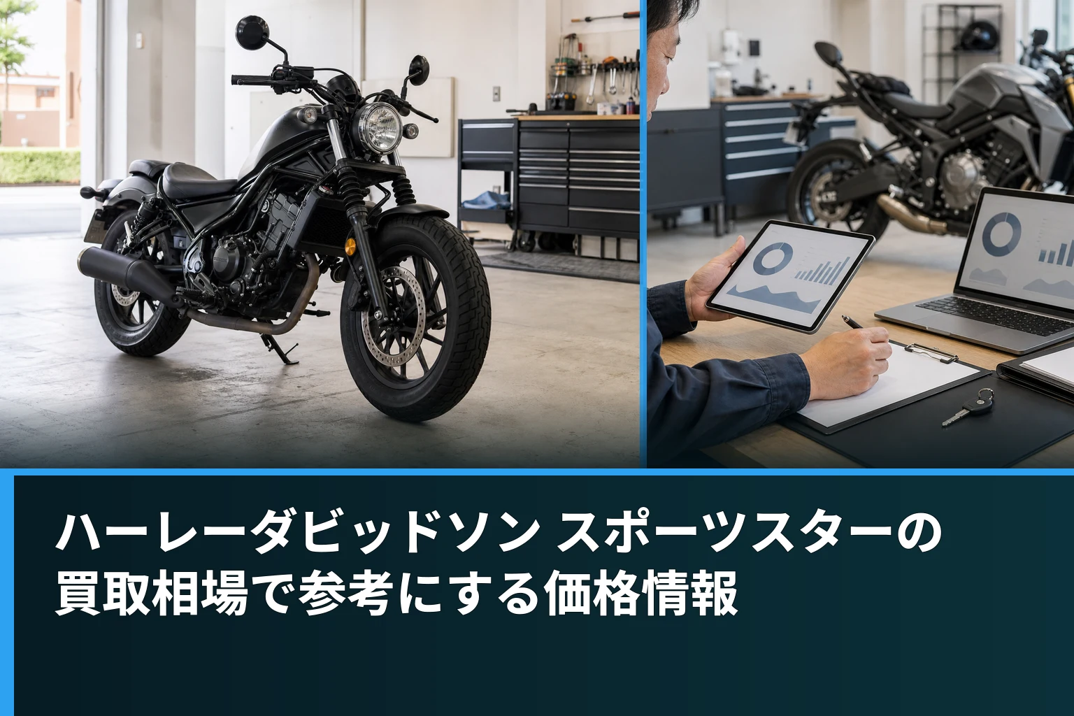 ハーレーダビッドソン スポーツスターの買取相場で参考にする価格情報